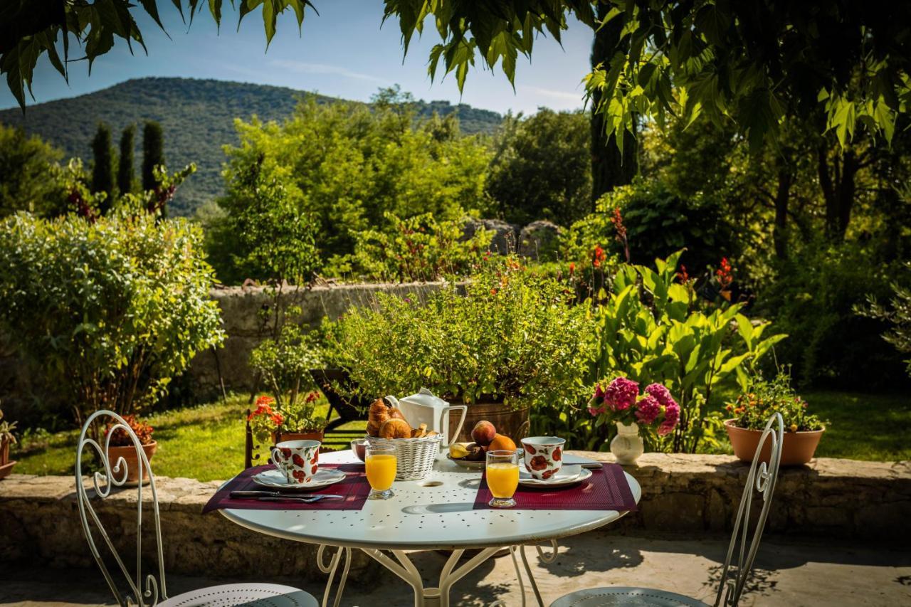 Logis Des Magnans -Les Terrasses Du Coutach - Bed and Breakfast Sauve Buitenkant foto